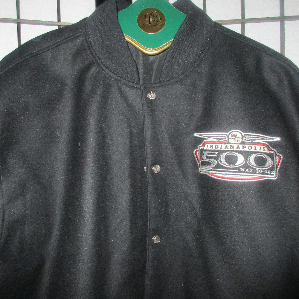 2004 INDIANAPOLIS 500 RACE LEATHER JACKET HAMILTON - Picture 3 of 7